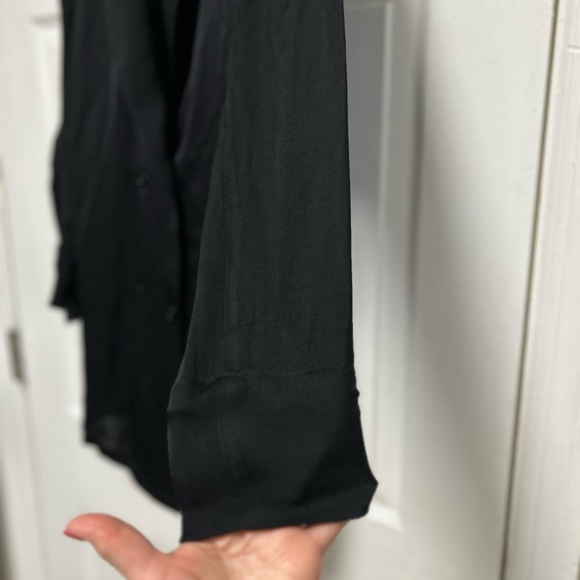 Silk Suit Jacket Black Size XS By Charlota Gandolfo - Picture 9 of 13